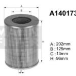 A140173 Filtr powietrza Denckermann