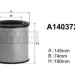 A140372 Filtr powietrza Denckermann