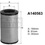 A140563 Filtr powietrza Denckermann