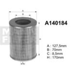 A140184 Filtr powietrza Denckermann
