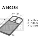 A140284 (AP183) Filtr powietrzaDENCKERMANN