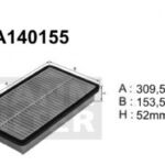 A140155 Filtr powietrza Denckermann