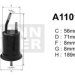 A110133 filtr paliwa DENCKERMANN