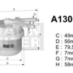 A130034 filtr paliwa DENCKERMANN