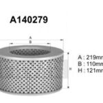 A140279 Filtr powietrza Denckermann