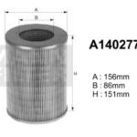 A140277 Filtr powietrza Denckermann