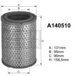 A140510 Filtr powietrza Denckermann