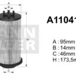 A110410 filtr paliwa DENCKERMANN