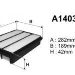 A140375 Filtr powietrza Denckermann