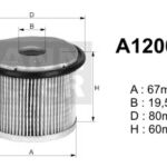 A120018 (PM858) filtr paliwaDENCKERMANN