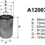 A120073 filtr paliwa DENCKERMANN