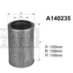 A140235 Filtr powietrza Denckermann