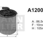 A120022 (PP841/1) filtr paliwaDenckermann
