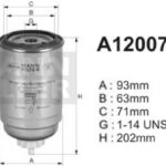A120077 filtr paliwa DENCKERMANN