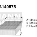 A140575 Filtr powietrza Denckermann